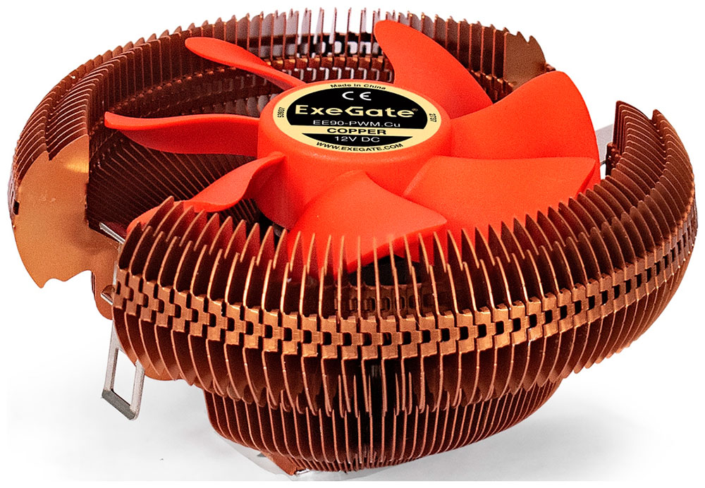 Изображение товара Кулер для процессора ExeGate EE90-PWM.Cu 90x90 мм для AMD и Intel