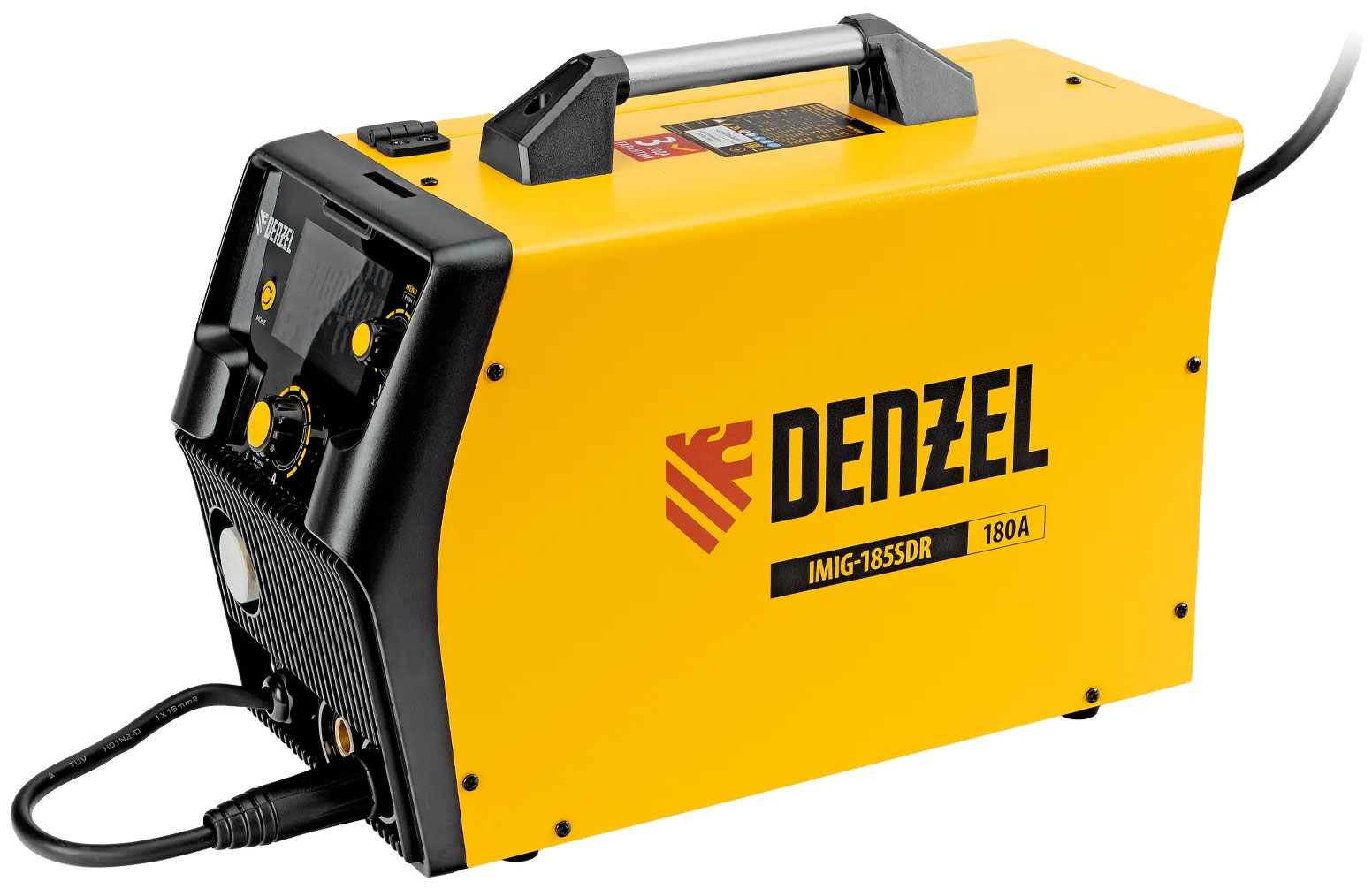 Изображение товара Инверторный сварочный аппарат Denzel IMIG-185SDR 180 А MIG/MMA/TIG