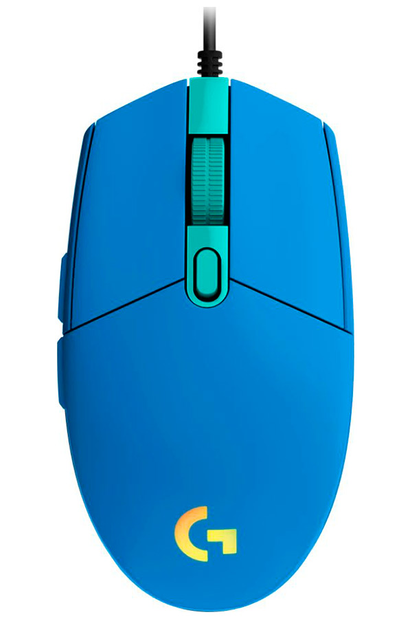 Изображение товара Игровая проводная мышь Logitech G102 Lightsync голубой с 8000 dpi