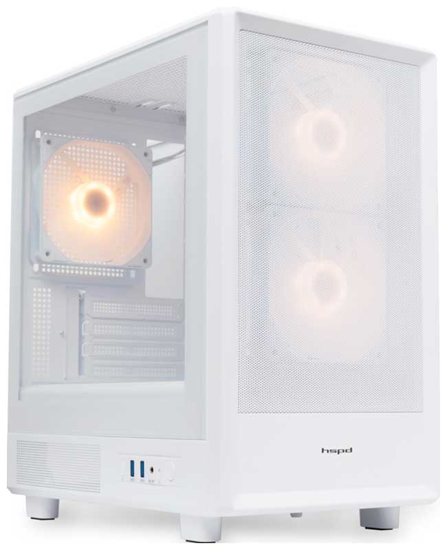 Изображение товара Компьютерный корпус HSPD M310 (M310-TGWH-ARGB)