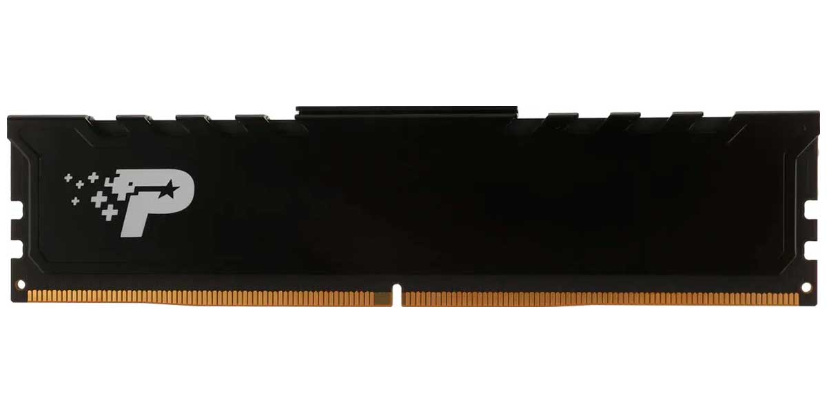 Изображение товара Patriot DDR5 8GB 5200MHz SL Premium оперативная память черная