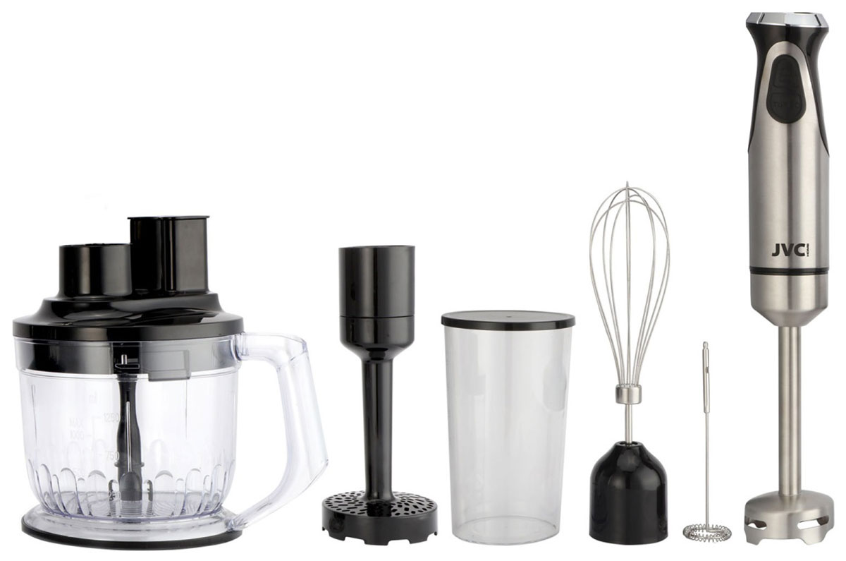 Изображение товара Погружной блендер JVC JK-HB5140 с 5 насадками мощностью 1500 Вт