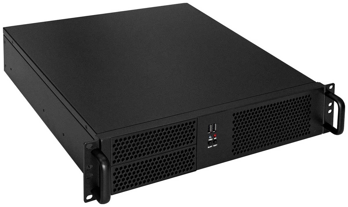 Изображение товара Серверный корпус ExeGate Pro 2U390-04 с блоком питания 500 Вт для стойки