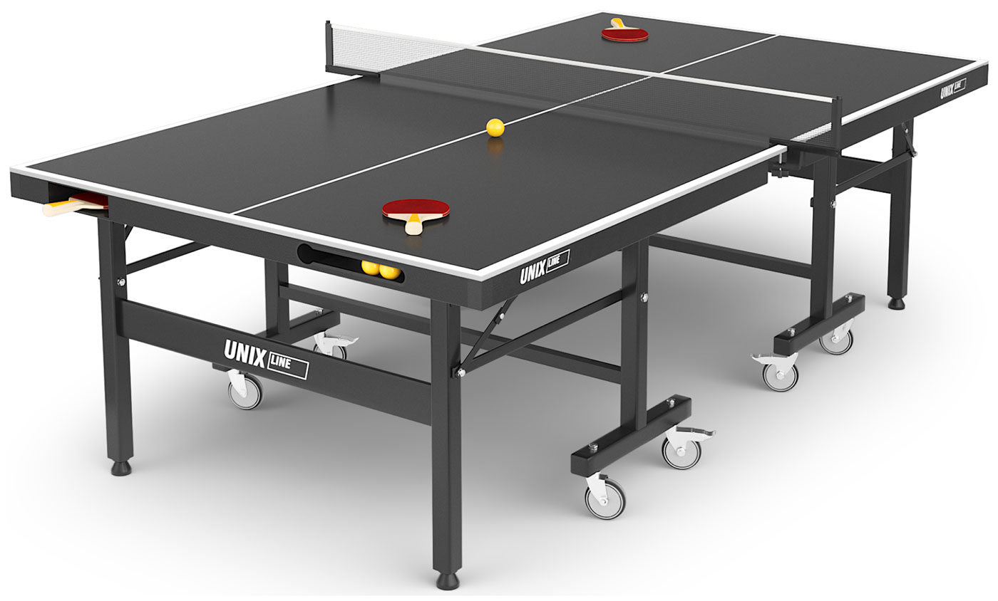 

Всепогодный теннисный стол Unix Line Extra Outdoor 6 mm ACP, Black (TT6EOUTBK)