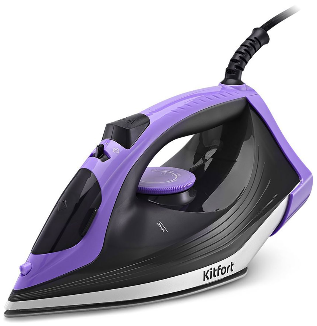 

Утюг Kitfort КТ-2627, Черный/фиолетовый