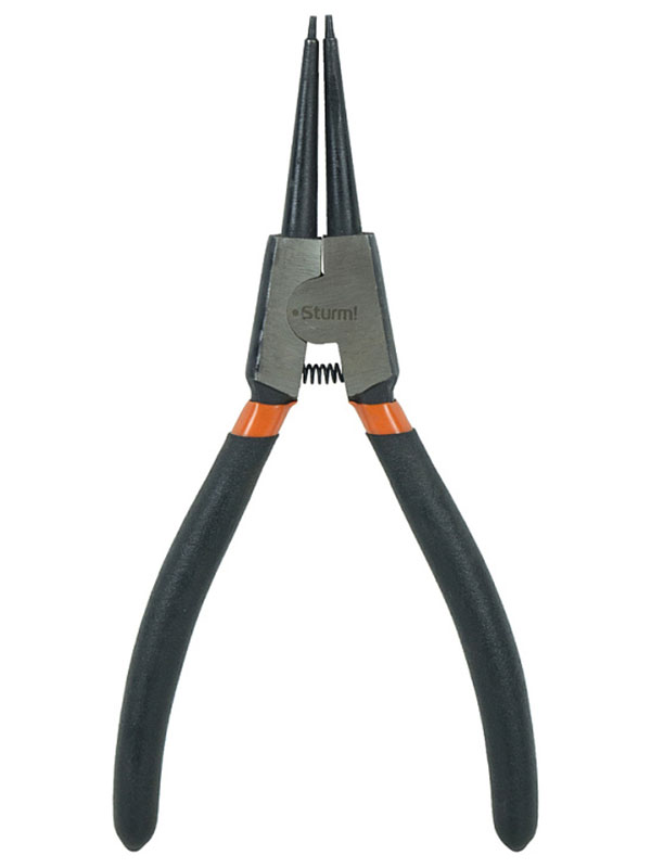 Изображение товара Съемник стопорных колец Sturm! 180 мм, прямые губки, разжим