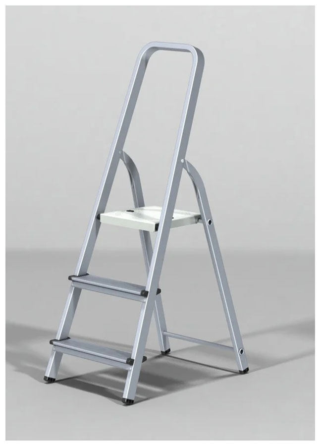 Изображение товара Лестница-стремянка Startul PRO, алюминиевая, 59 см, 3 ступ., 2,6 кг (ST9940-03)