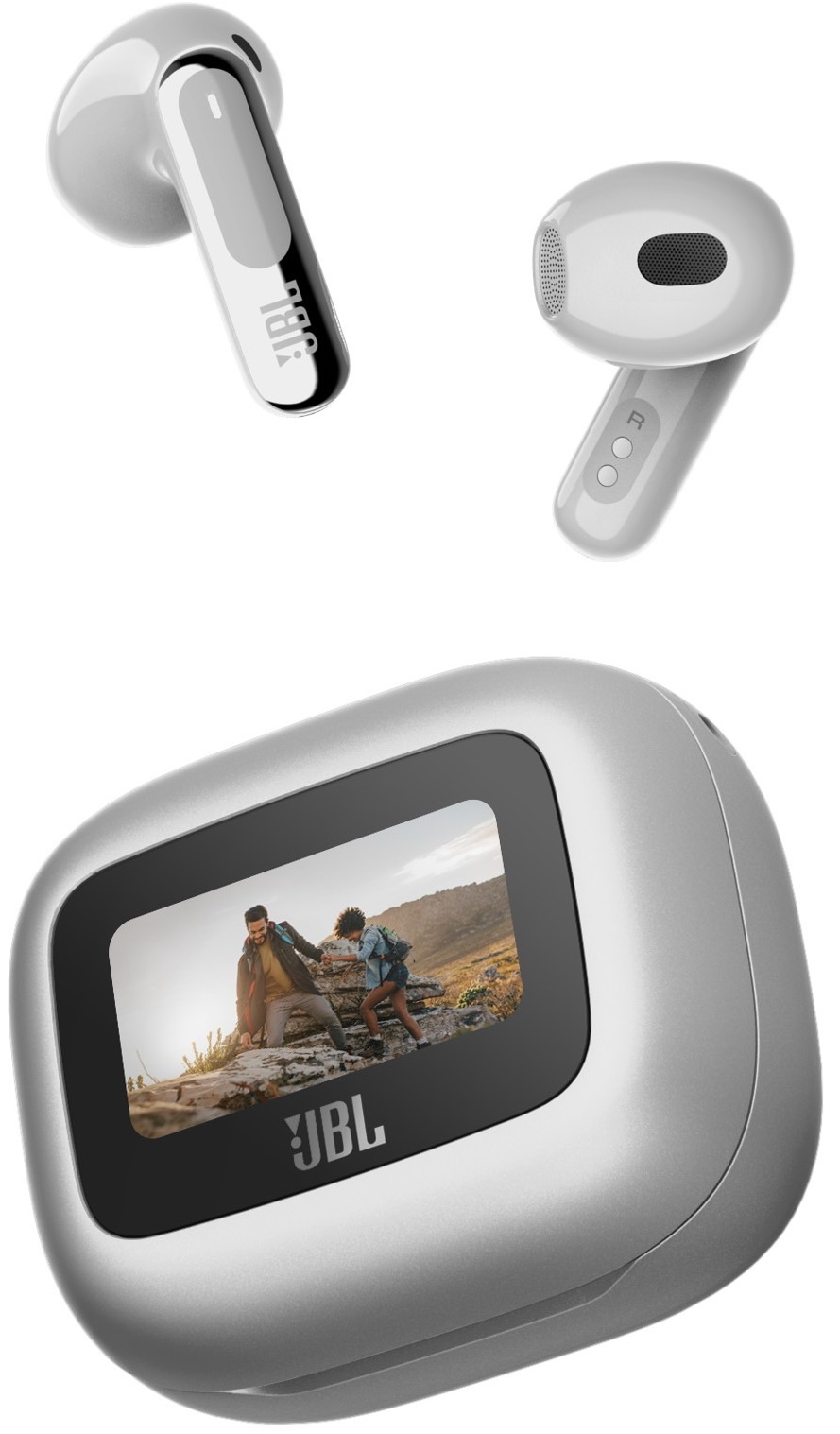 Изображение товара Наушники JBL Live Flex 3 серебро с шумоподавлением и Bluetooth