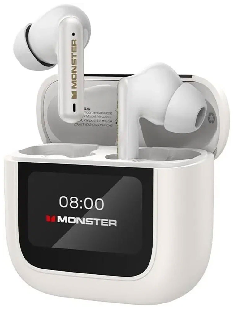 Изображение товара Беспроводные внутриканальные наушники Monster TH300 бежевые сенсорное управление