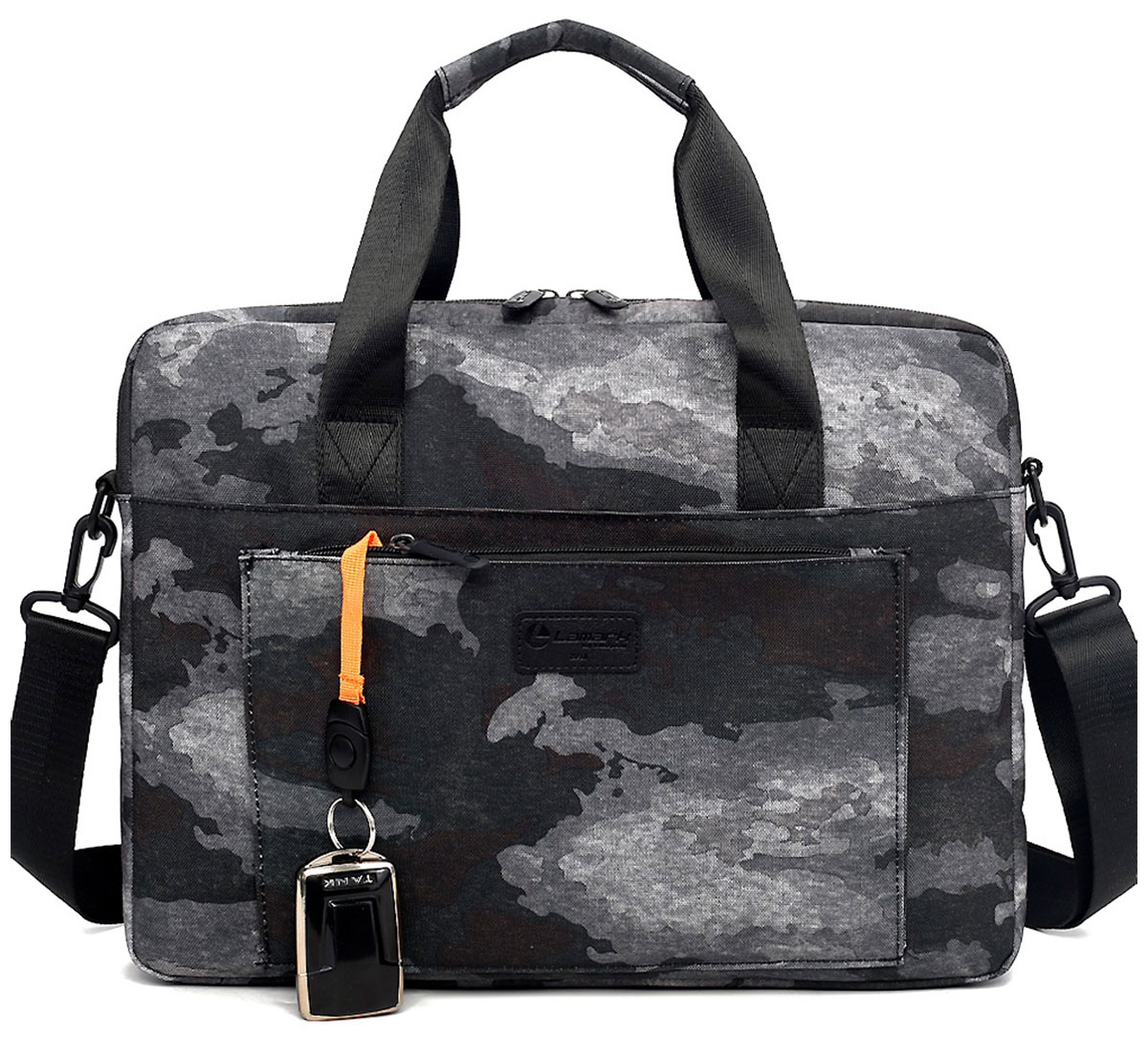 Изображение товара Ламарк сумка для ноутбука 15.6" влагостойкая с множеством отделений темно хаки