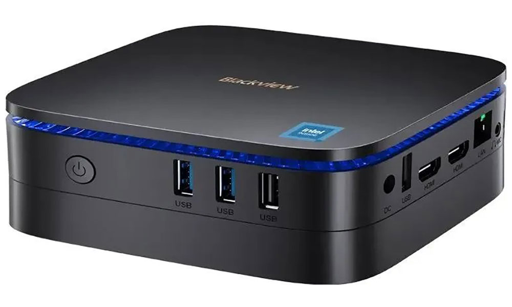 

Мини ПК Blackview MP60, Intel N150, 16+512GB (MP60N15016+512GB), Черный
