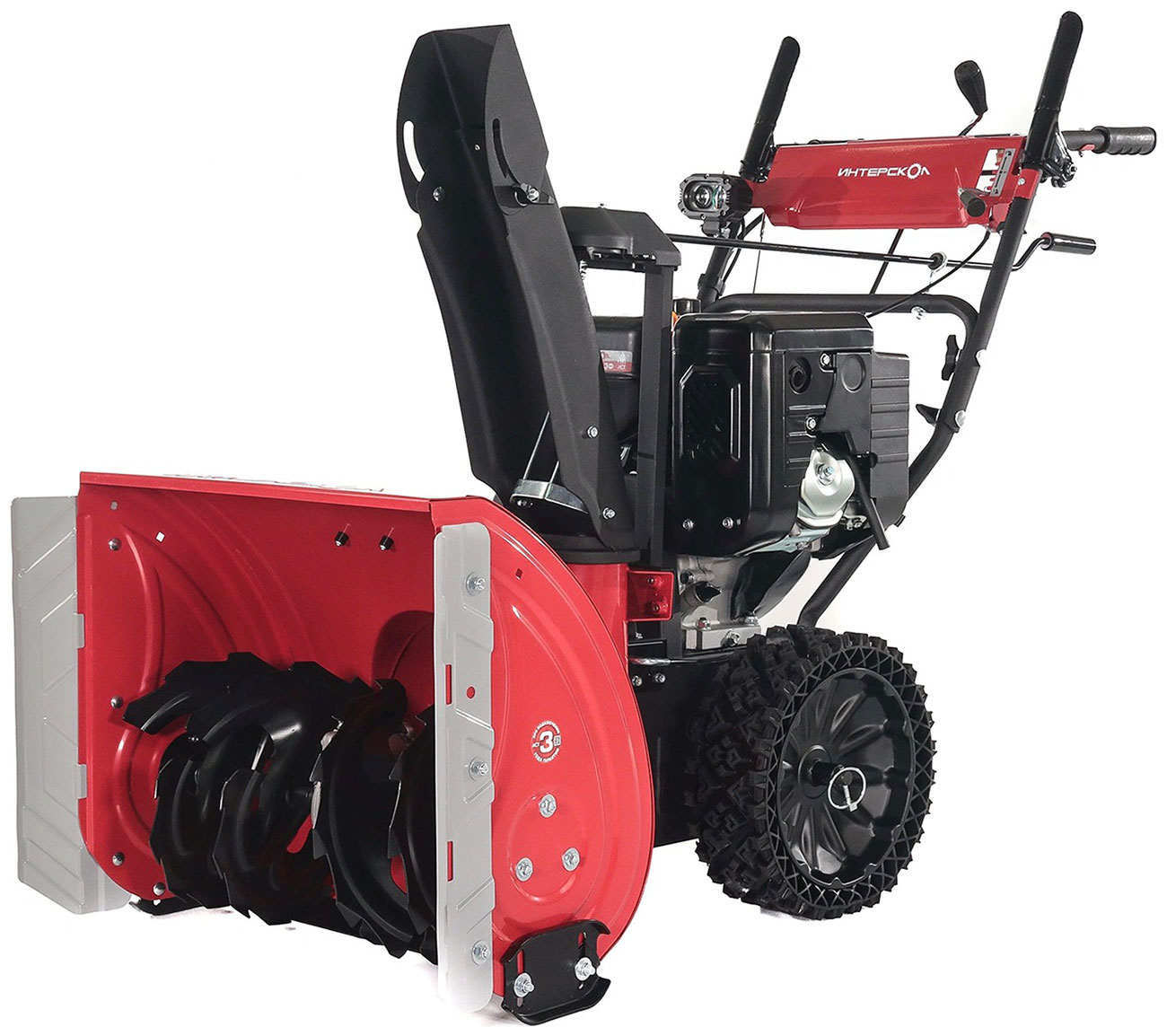 Изображение товара Бензиновый снегоуборщик Интерскол СМБ-61/11ЭФ мощный самоходный с шнеком 9 л.с.