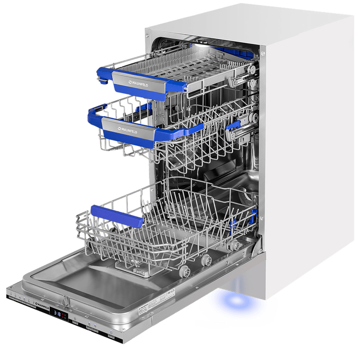 Изображение товара Встраиваемая посудомоечная машина Maunfeld MLP45230 Wi-Fi 10 комплектов