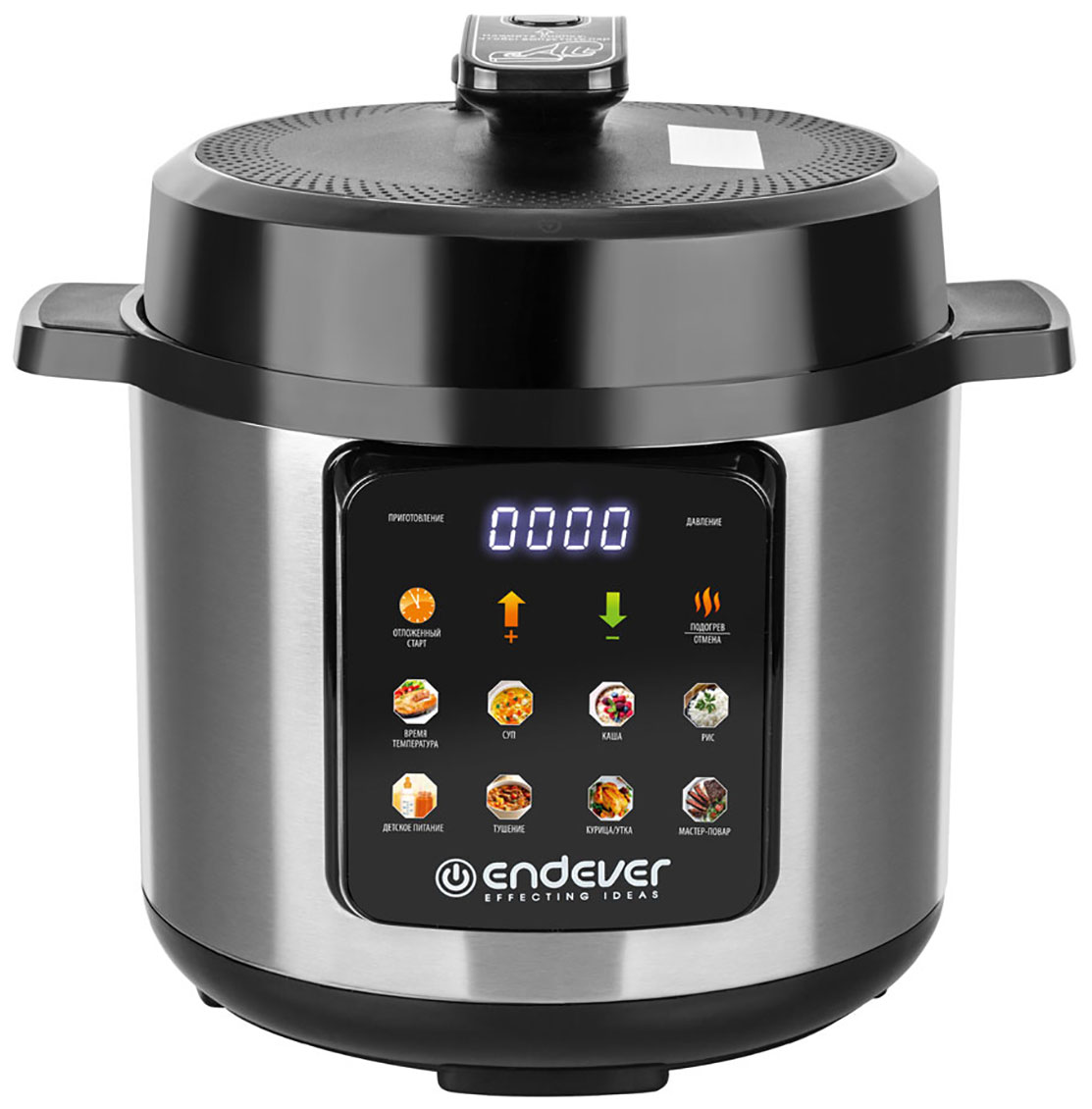 Изображение товара Скороварка-мультиварка Endever Vita-133 (90607) черный/стальной