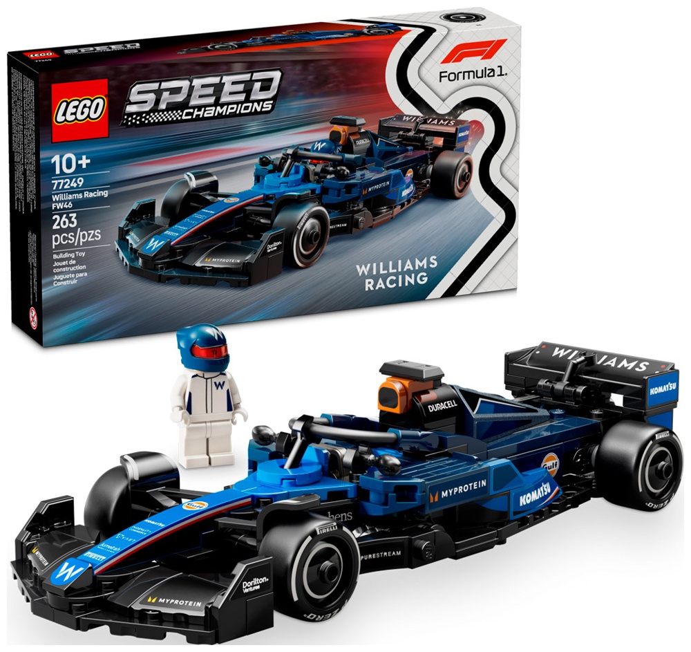 Изображение товара Конструктор LEGO Speed Champions Williams Racing FW46 F1 — модель для сборки и гонок Изображение товара Конструктор LEGO Speed Champions Williams Racing FW46 F1 — модель для сборки и гонок