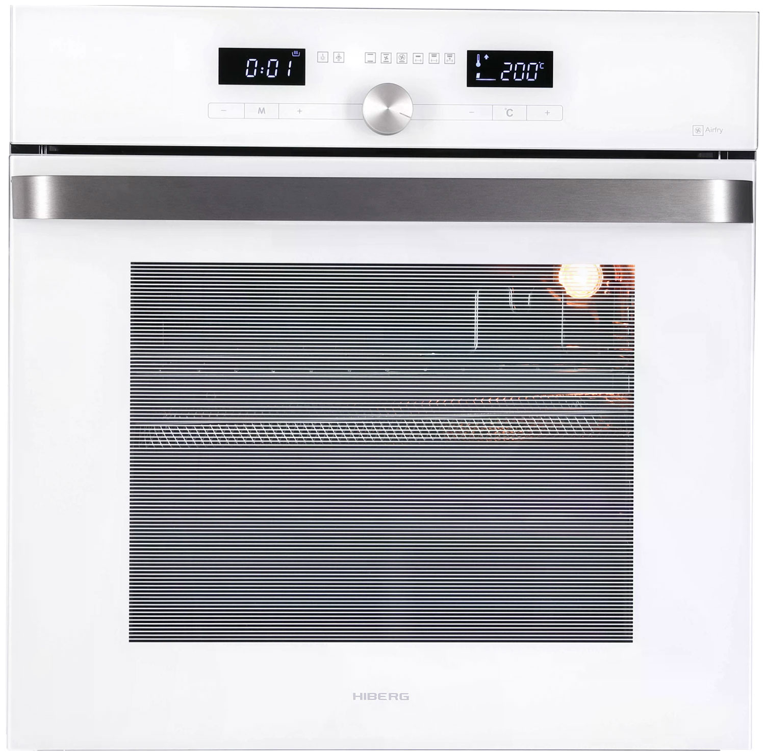 Изображение товара Электрический духовой шкаф Hiberg VM 6193 W с функцией аэрофритюра