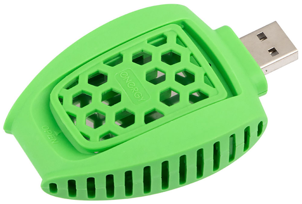 Изображение товара Фумигатор Energy SWT-449US зеленый компактный акупунктор для защиты от насекомых