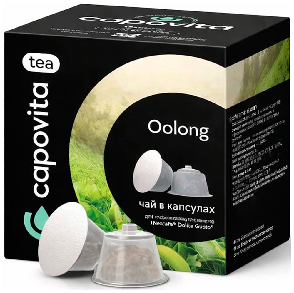 Изображение товара Чай в капсулах Capovita Oolong, 16 шт. Изображение товара Чай в капсулах Capovita Oolong, 16 шт.