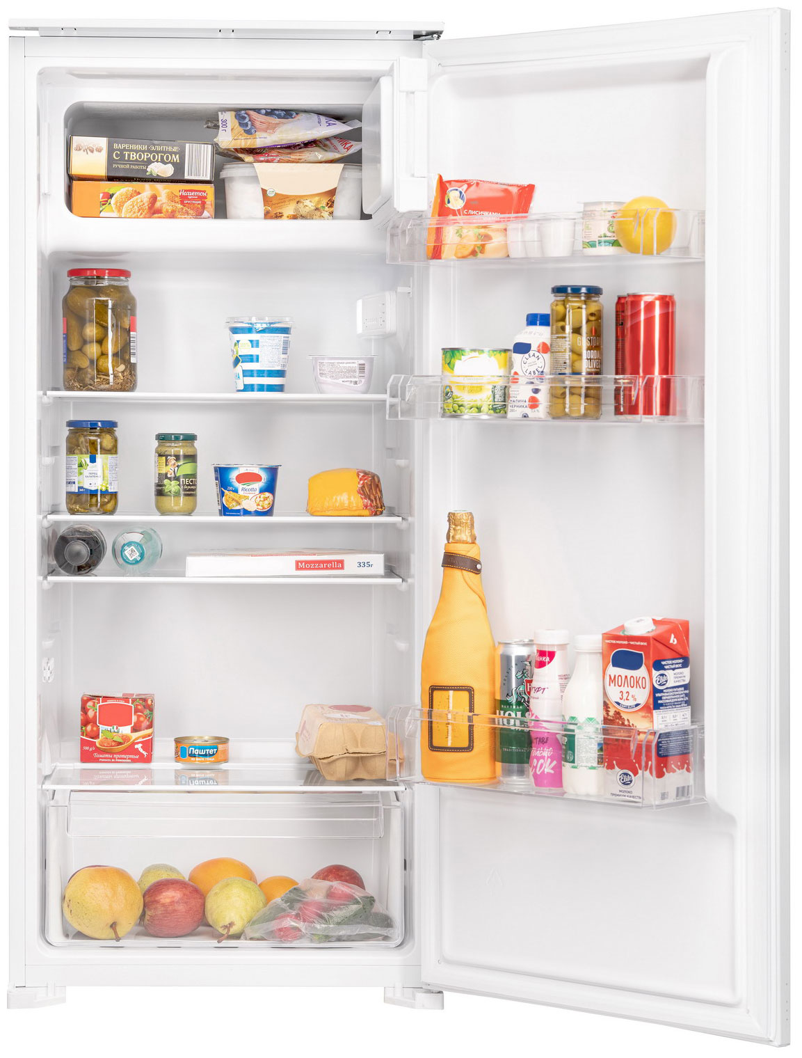 Встраиваемый однокамерный холодильник Zigmund & Shtain BR 12.1221 SX цена и фото