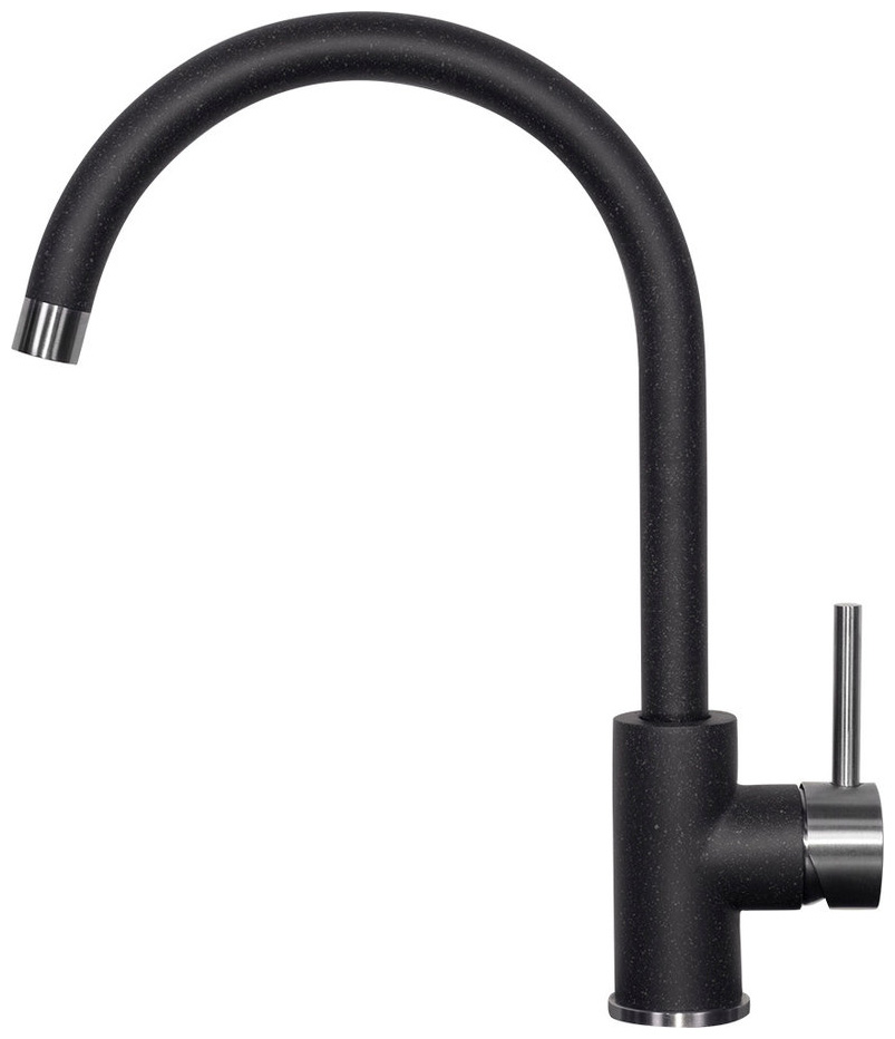 Изображение товара Кухонный смеситель Zigmund & Shtain 1600 тёмная скала однорычажный