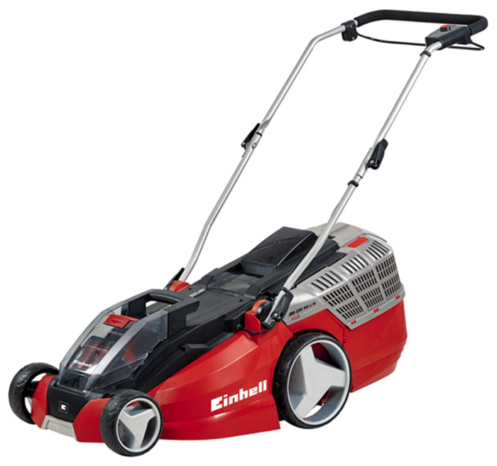 Изображение товара Газонокосилка аккумуляторная Einhell PXC GE-CM 43 Li M Kit (2x4,0Ah) 3413130 Изображение товара Газонокосилка аккумуляторная Einhell PXC GE-CM 43 Li M Kit (2x4,0Ah) 3413130