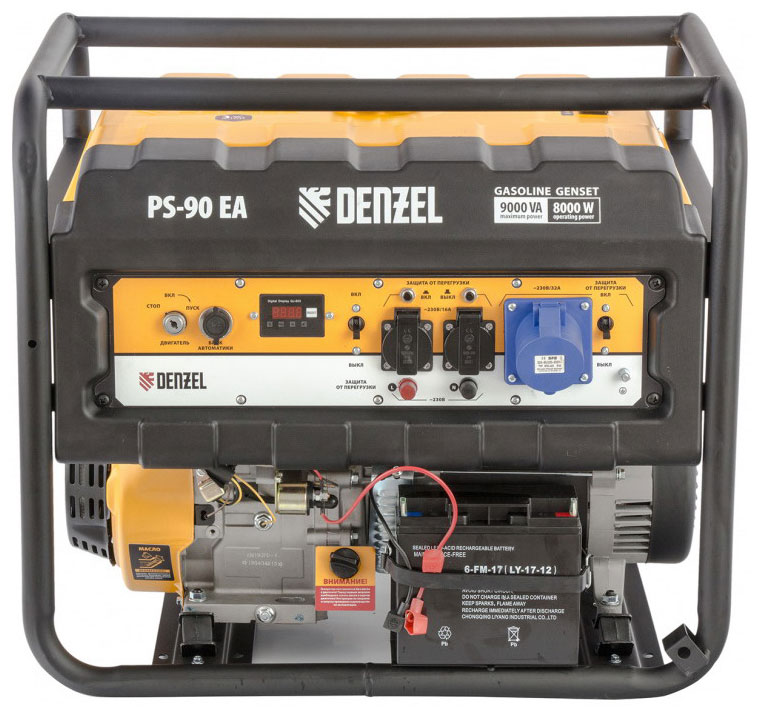 Изображение товара Электрический генератор и электростанция Denzel 946934 PS 90 EA