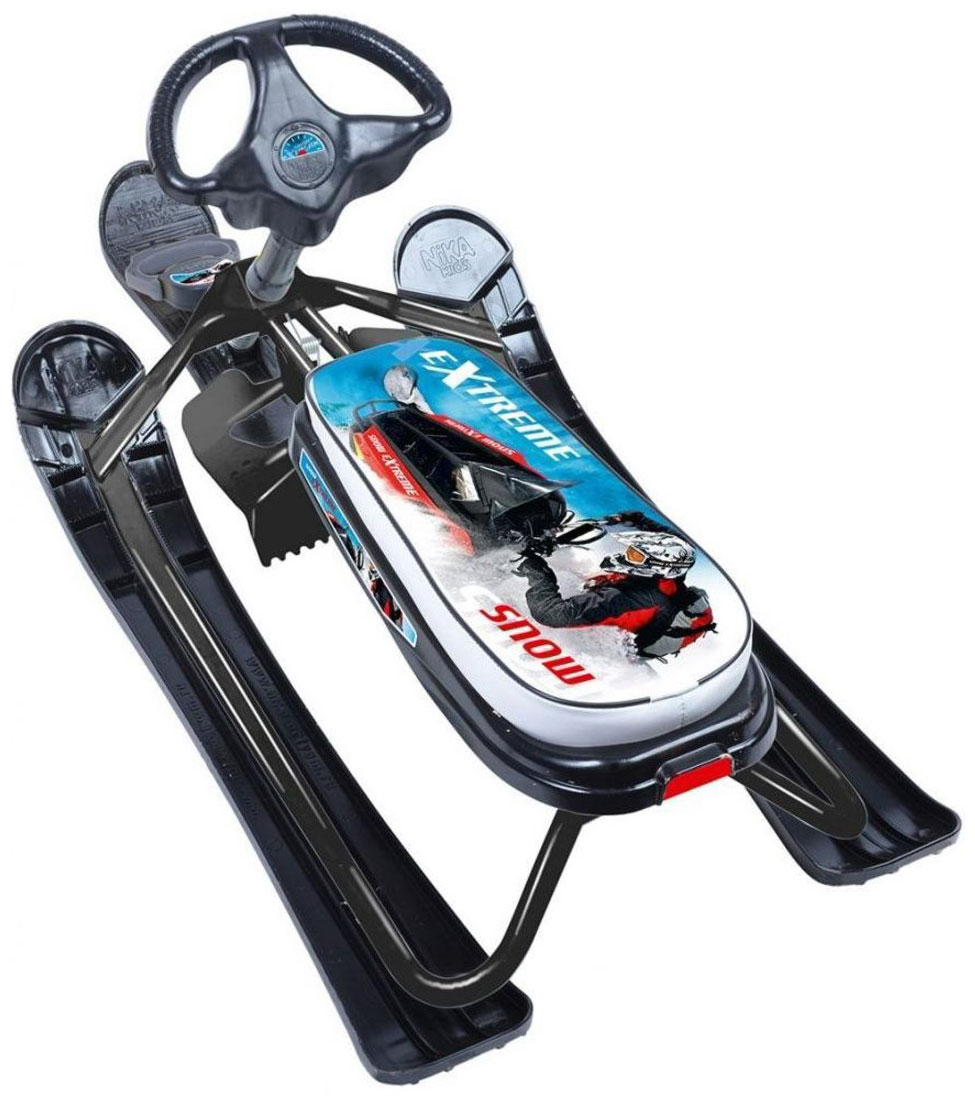 Изображение товара Снегокат Nika Кросс Гонки с удлиненным сиденьем для комфортного катания