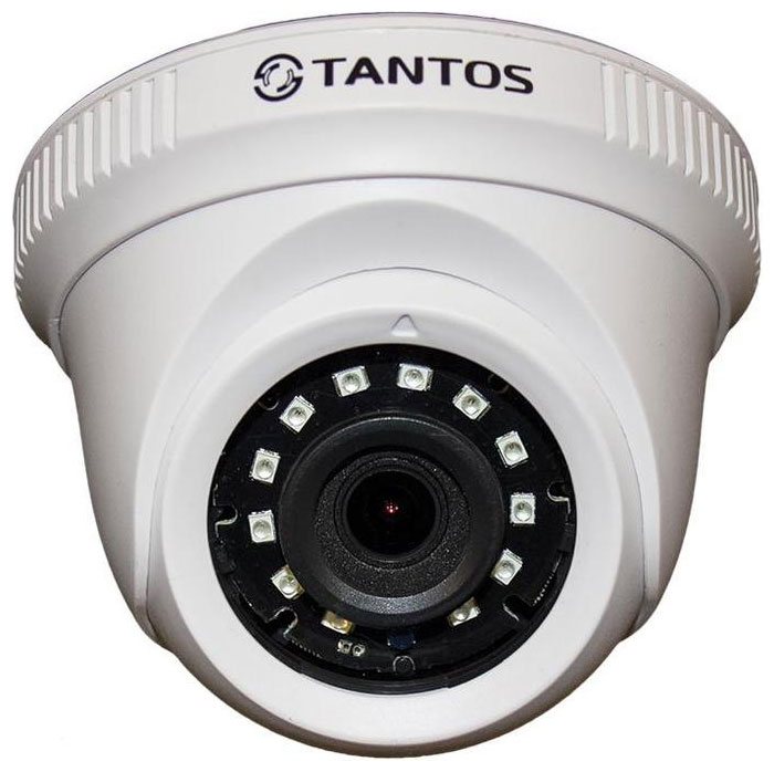 Изображение товара Купольная видеокамера для помещений Tantos TSc-E2HDf 1920x1080 ИК до 20м