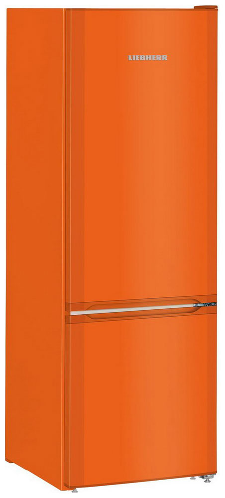 Двухкамерный холодильник Liebherr CUno 2831-22 001 оранжевый цена и фото