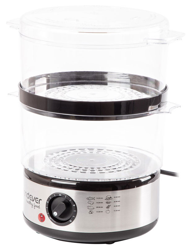 Изображение товара Пароварка Endever Vita-165 90033 черный/металлик