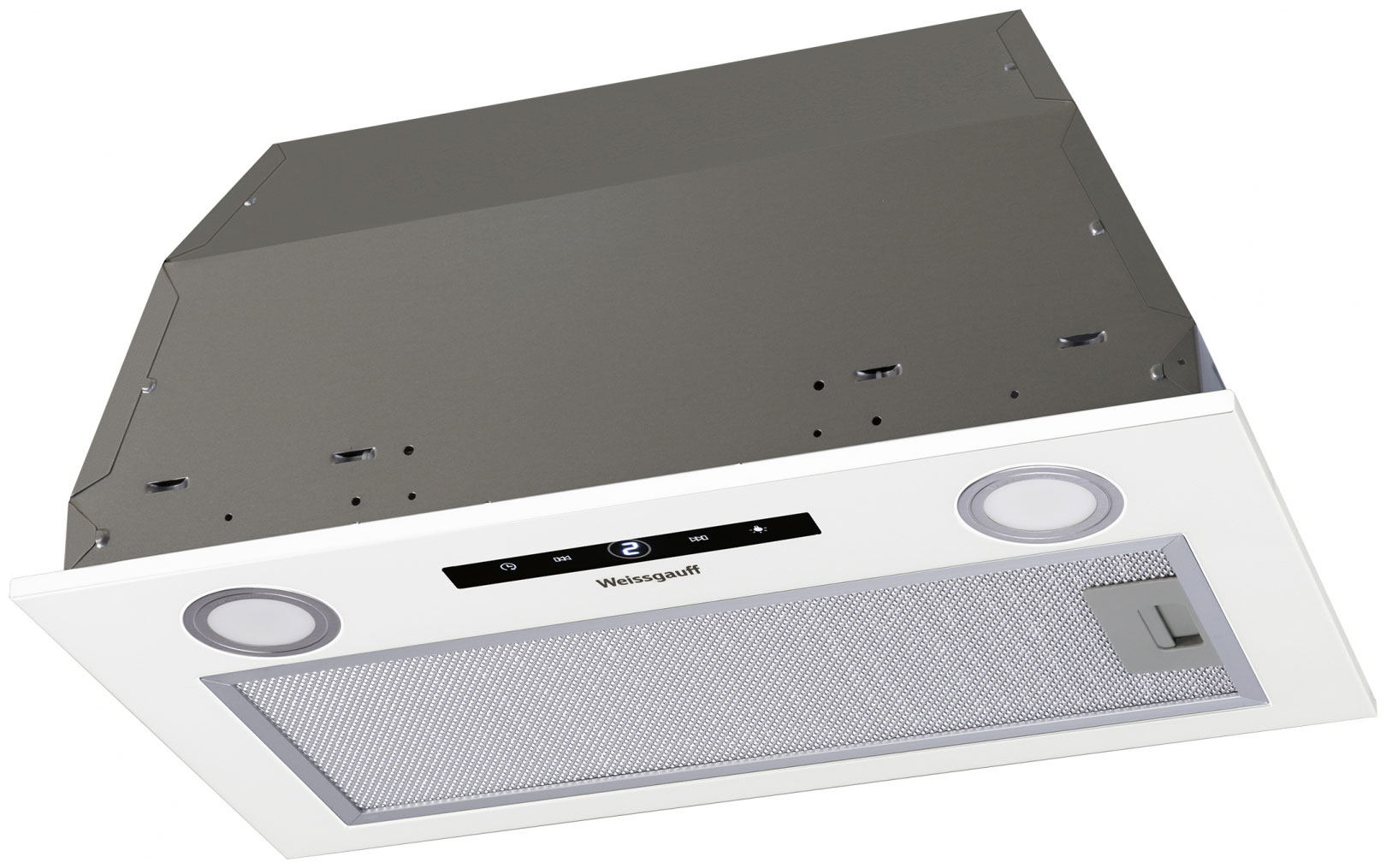 Изображение товара Вытяжка Weissgauff BOX 1200 WH белая для кухни 1200 м3/ч сенсорное управление