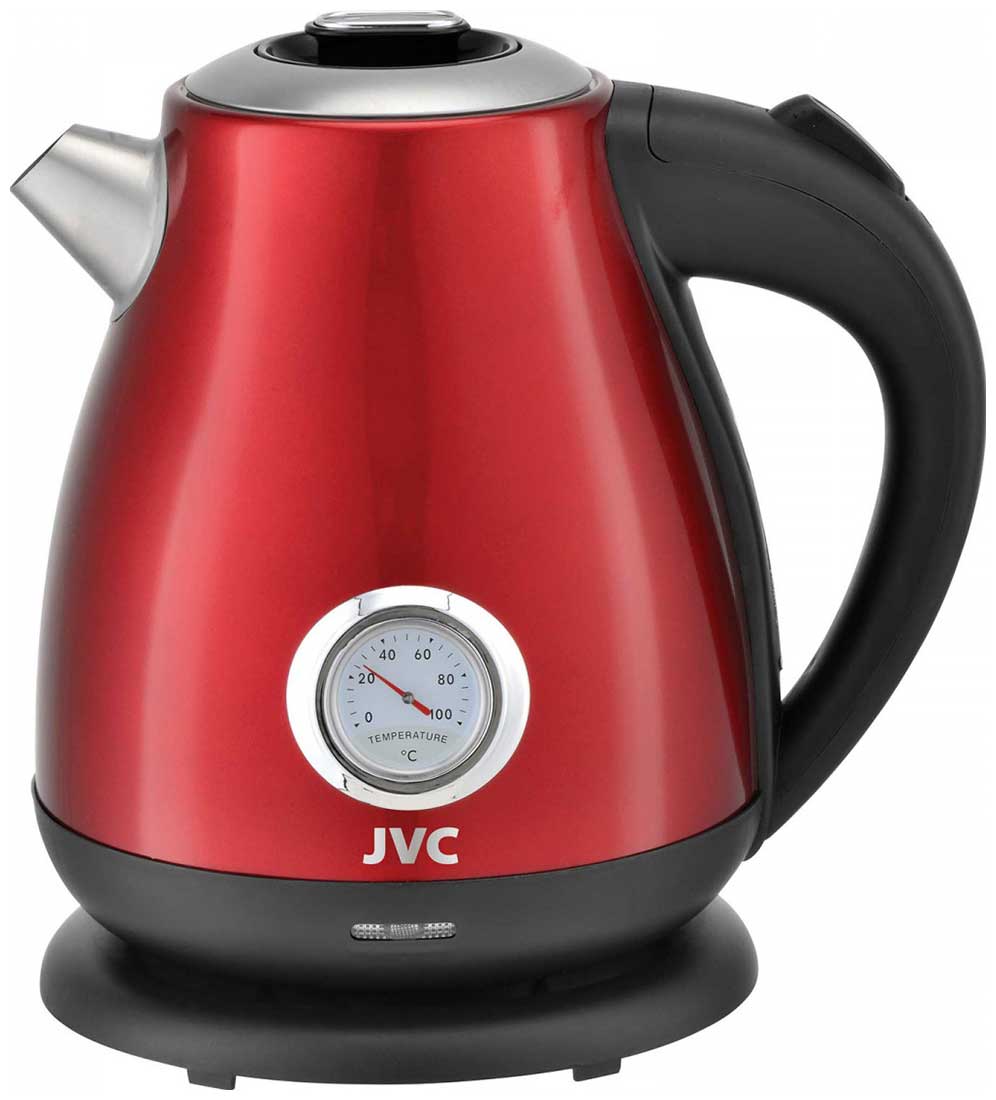 Чайник электрический JVC JK-KE1717 red детали экскаватора 1454172 для 140 210 220 240 290 360 датчик температуры воды датчик уровня воды бесплатная доставка