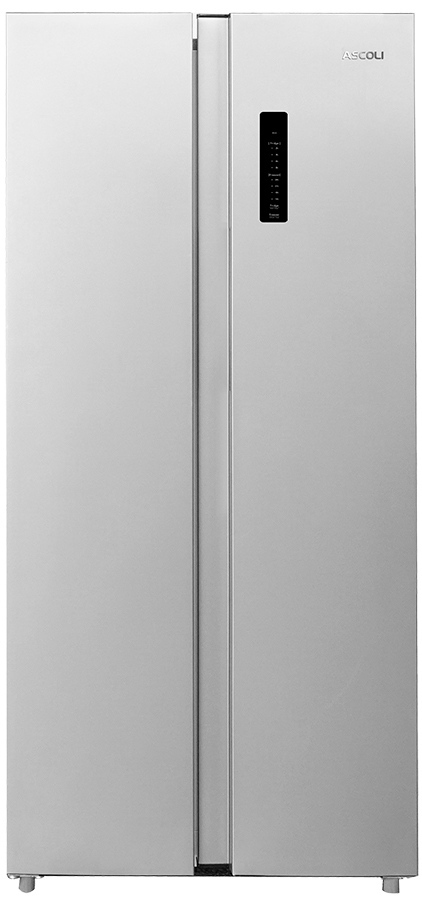 Изображение товара Холодильник Side-by-Side Ascoli ACDS450WIB 450 л серебристый инверторный с No Frost