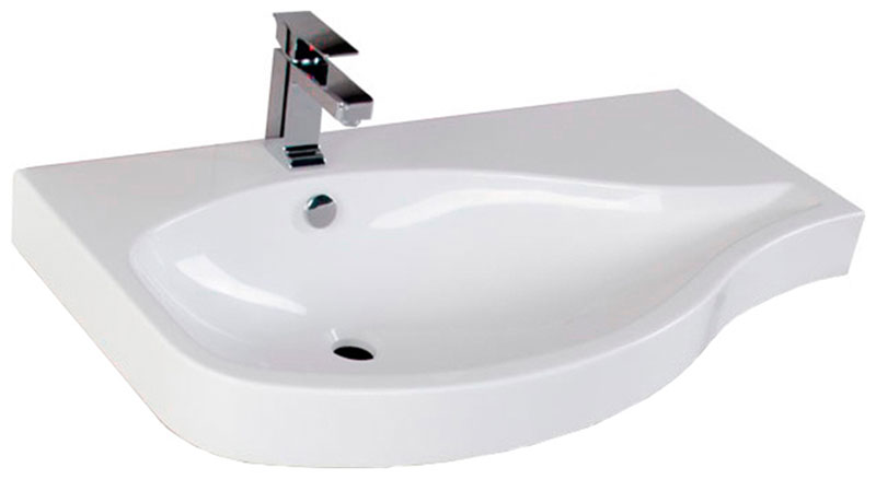 Изображение товара Раковина для тумбы Aquanet Сопрано 95 L белый (НФ-00007873)