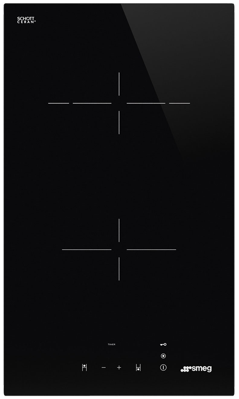 Изображение товара Электрическая варочная панель Smeg SE232TD1 2 конфорки стеклокерамика сенсорное управление