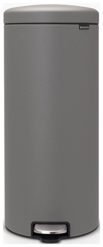 Изображение товара Мусорный бак Brabantia NewIcon 30л минерально-серый бесшумный