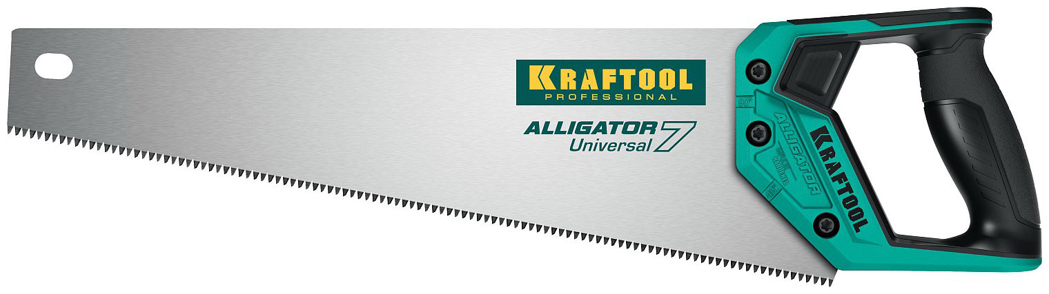 Ножовка универсальная Kraftool Alligator Universal 7 400 мм 7 TPI 3D зуб 15004-40_z01 Ножовка универсальная Kraftool Alligator Universal 7 400 мм 7 TPI 3D зуб 15004-40_z01