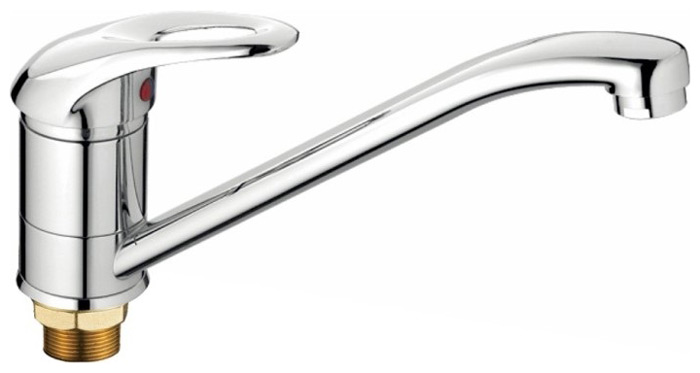 Изображение товара Смеситель для кухни Haiba HB03 хром поворотный керамический картридж