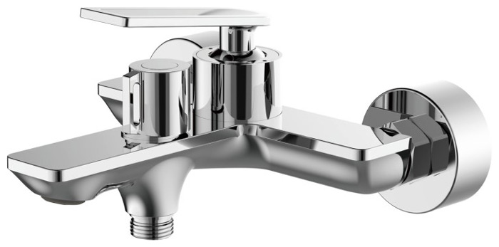 Изображение товара Смеситель для ванны Haiba HB589 хром с душевым гарнитуром