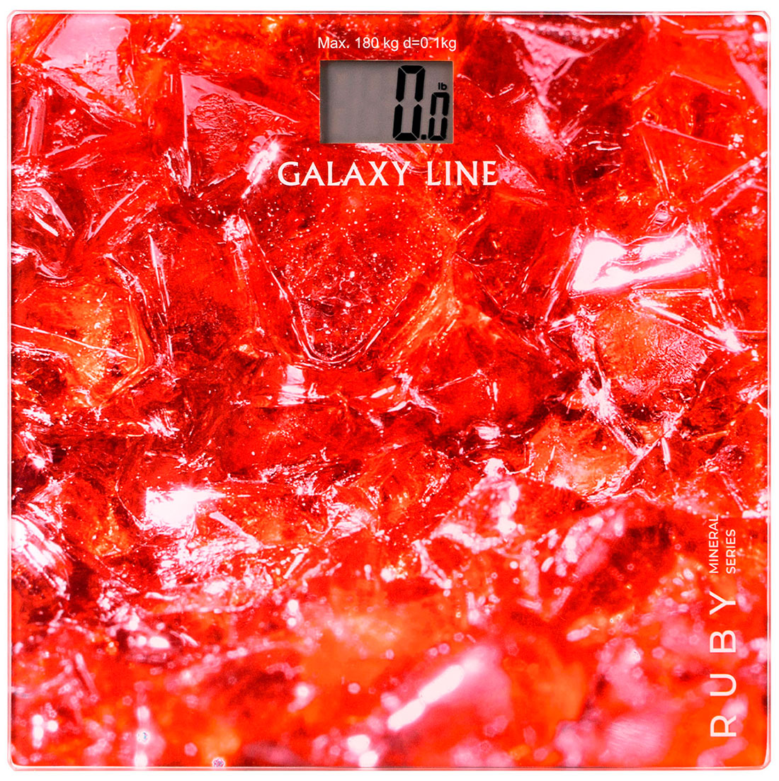 цена Весы напольные Galaxy LINE GL 4819 рубин