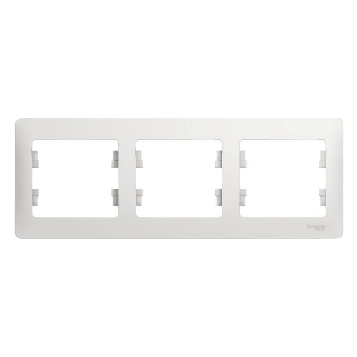 Изображение товара Рамки, декоративные элементы, основания для ЭУИ Systeme Electric Glossa горизонт белый