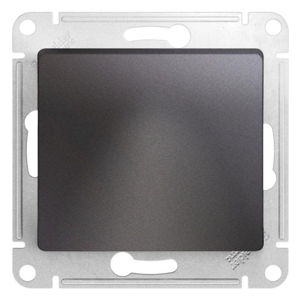 Изображение товара Декоративные рамки и основания для электроприборов Systeme Electric Glossa графит