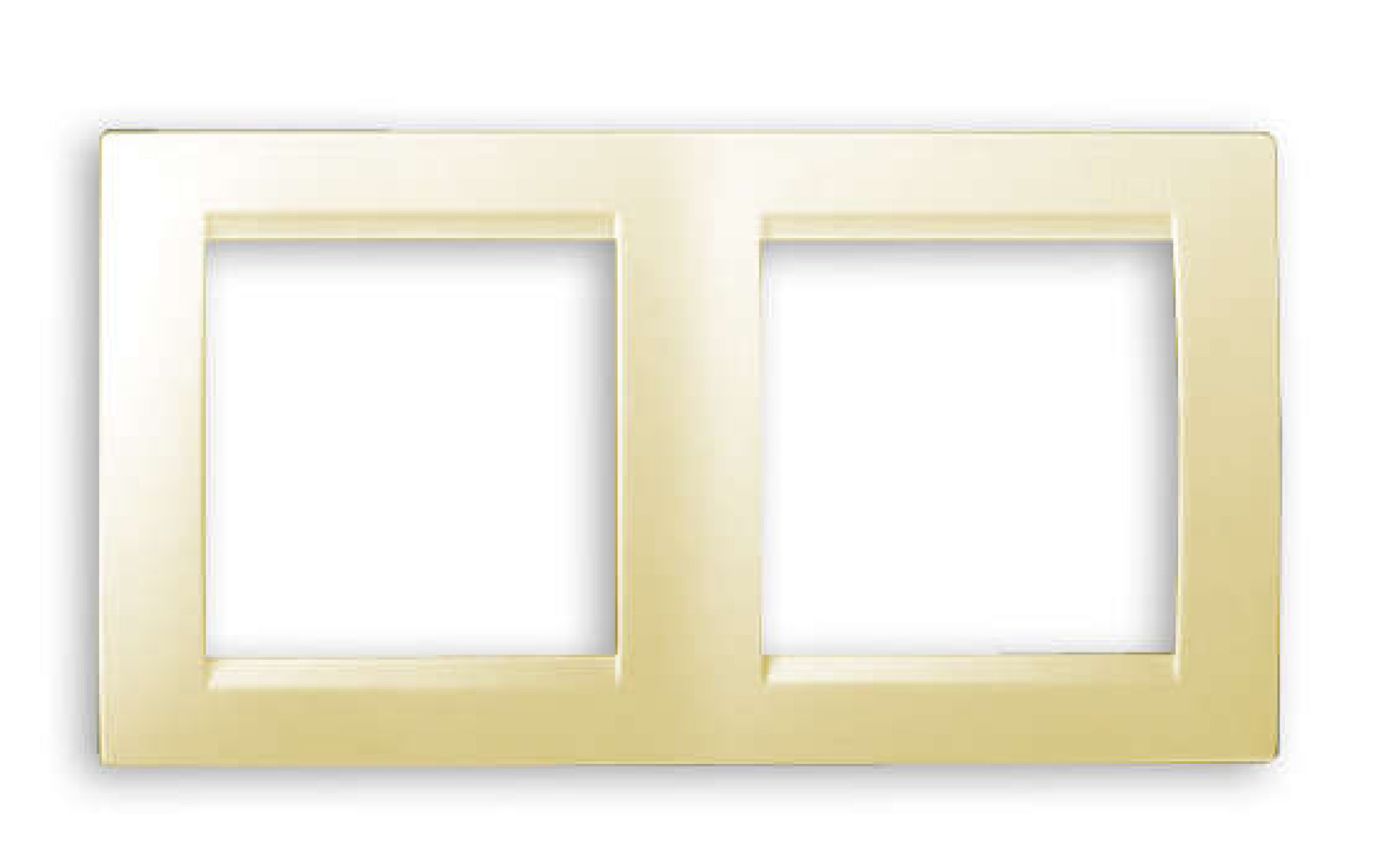 Изображение товара Рамка декоративная Simon15 2-м 15 сл. кость для электроустановочной продукции