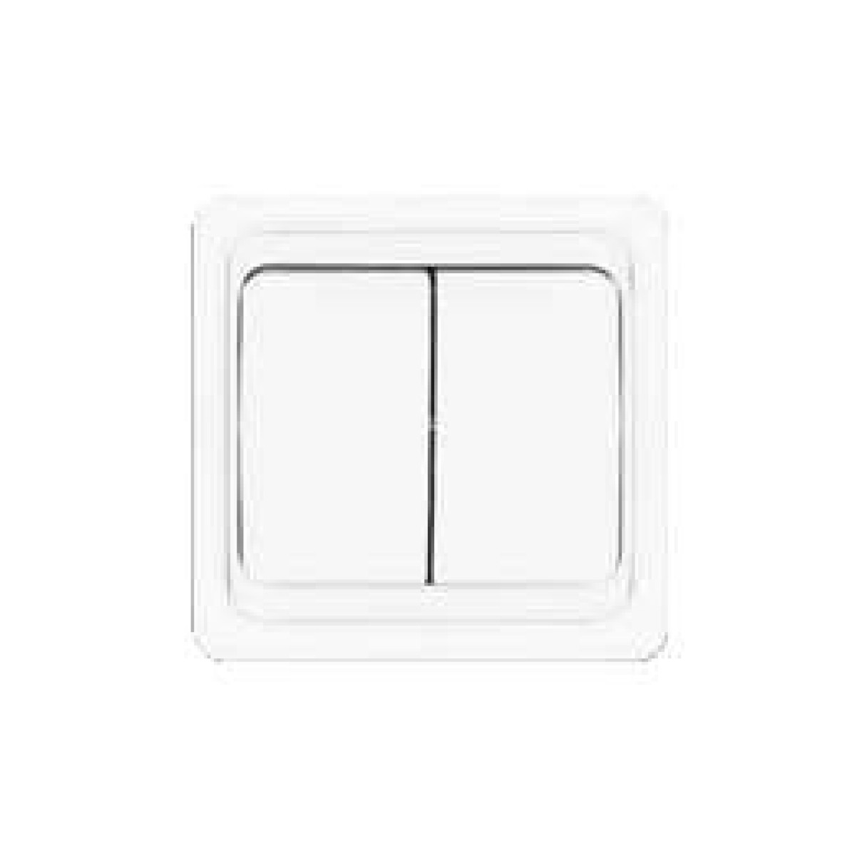 Изображение товара Выключатель 2-клавишный Универсал Валери 10А IP20 белый