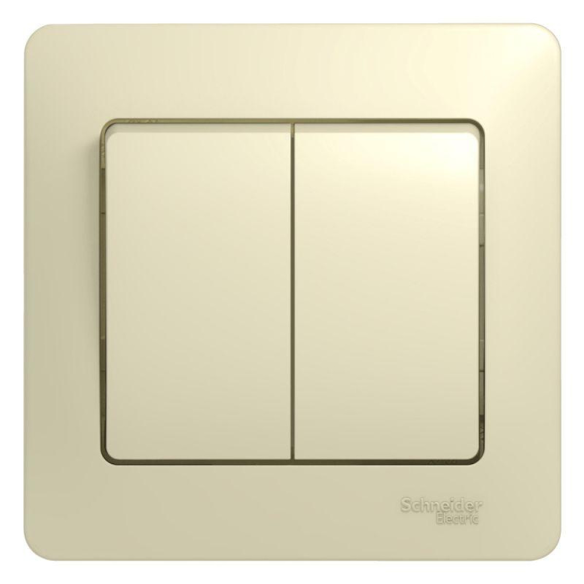 Изображение товара Выключатель одноклавишный Systeme Electric Glossa IP20 10А скрытая установка