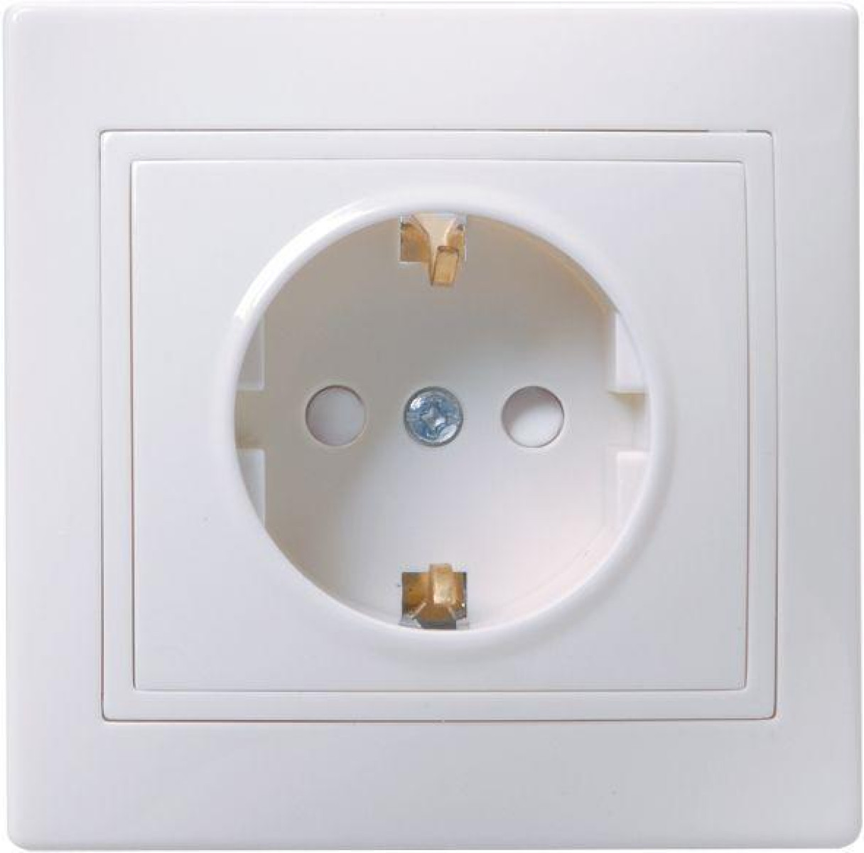 Изображение товара Розетка IEK 1-м СП Кварта РСш10-3-КБ 16А IP20 с заземлителью и шторками