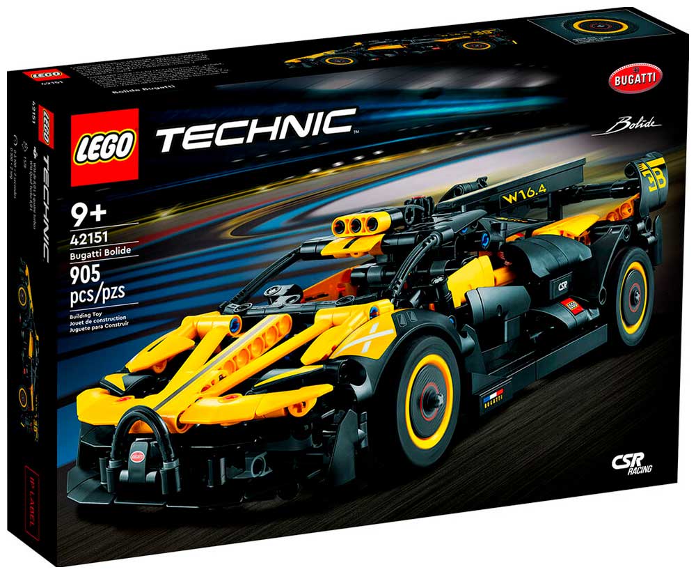 Изображение товара Конструктор LEGO Technic Болид Бугатти 42151 модель гоночной машины