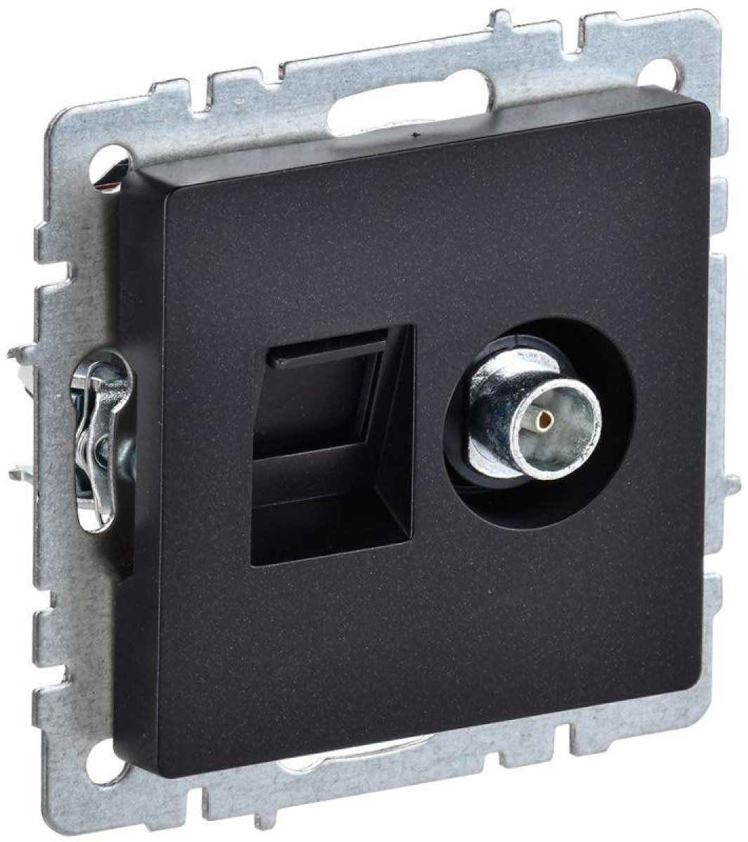 Изображение товара Розетки IEK BRITE компьютерная и телевизионная для скрытой установки 2 гнезда