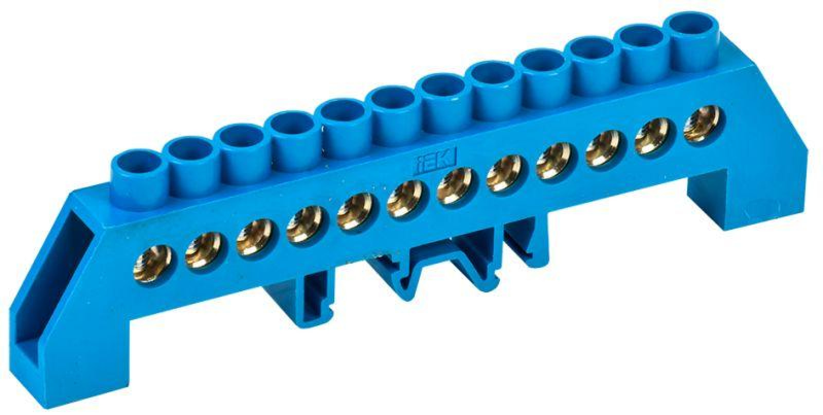 Изображение товара Изделия для электромонтажа IEK Шина нулевая в комб. DIN-изол. "Стойка" ШНИ-8х12-12-КС-С