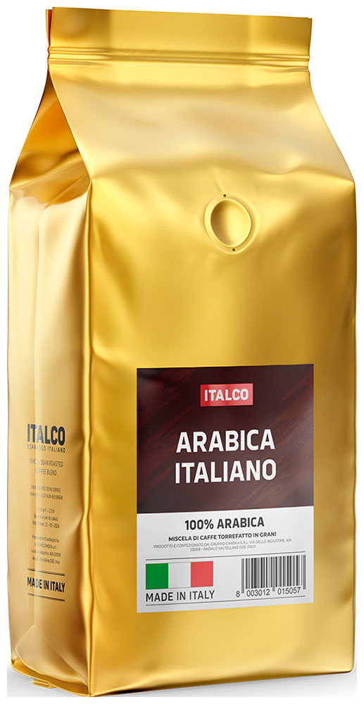 Кофе в зернах Italco ARABICA ITALIANO 1KG кофе italco кофе в зернах fresh swiss chocolate 375 г